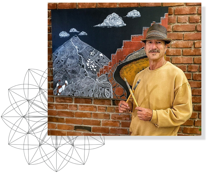 Ricco and the painting